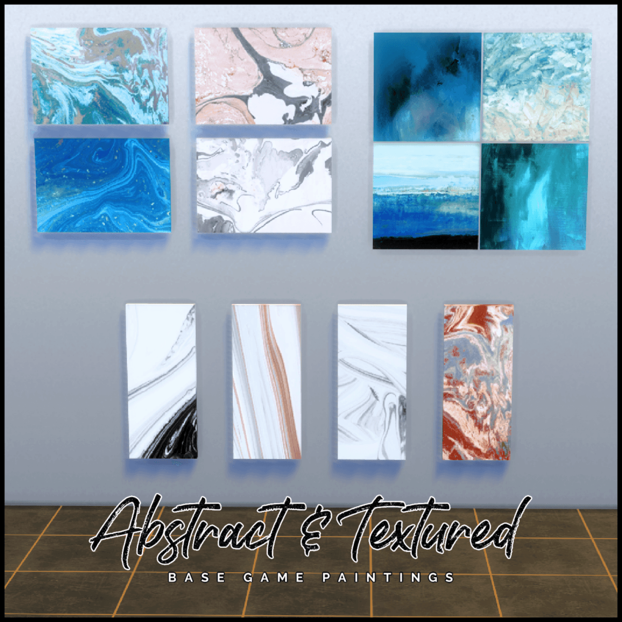Abstract & Textured Art Set - The Sims 4 Build / Buy - CurseForge
