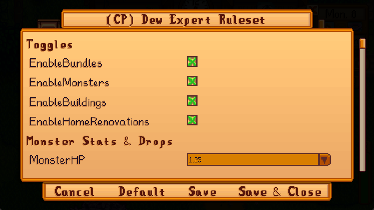 [CP] Dew Expert Ruleset