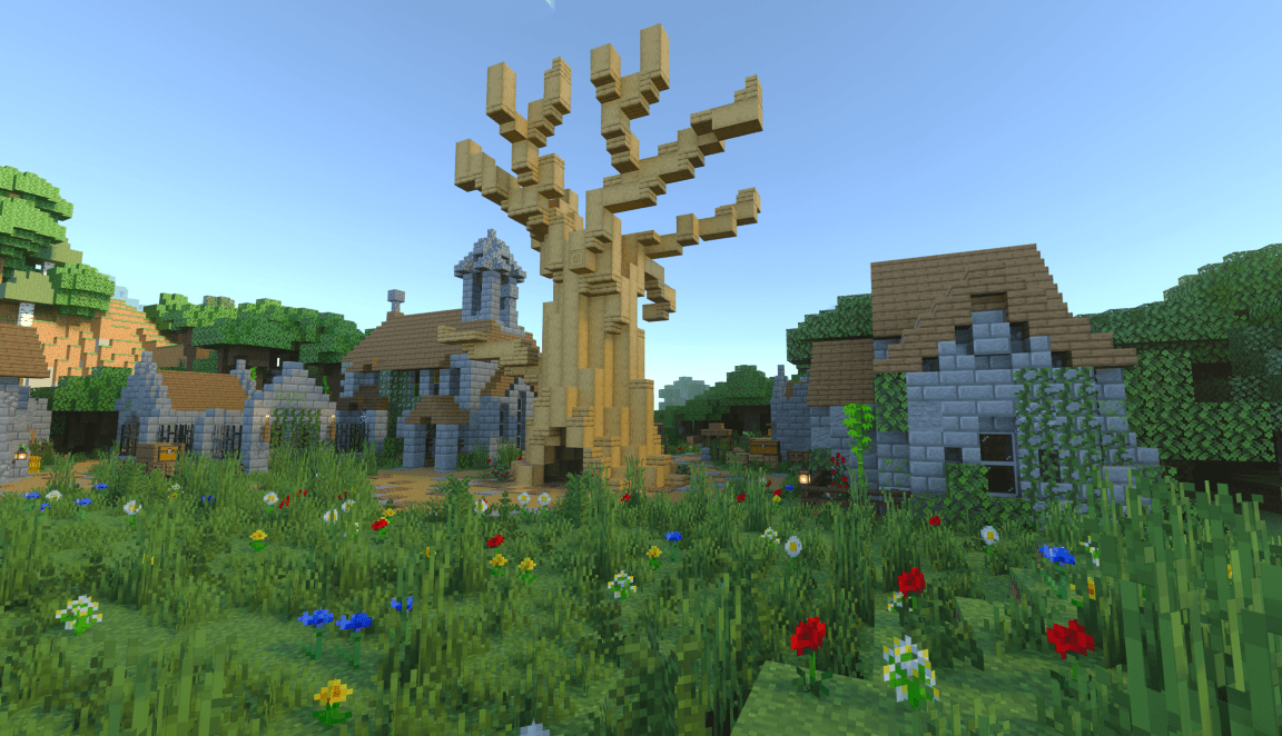 Medieval Village of Elmswood - Gallery - Minecraft Bedrock Maps ...