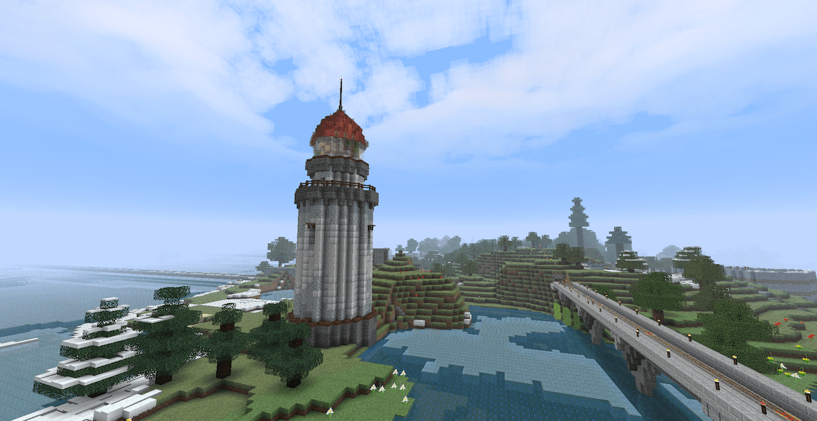 Thumbnail A showcase of the Spawn Lighthouse on the Community Server! (v1.2.4)