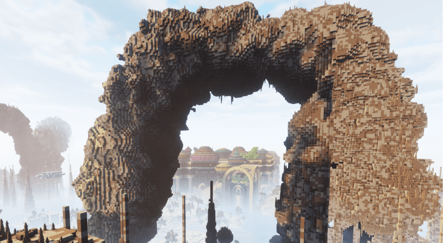 Epic World Generation + A Crazy Structure in the Arch
