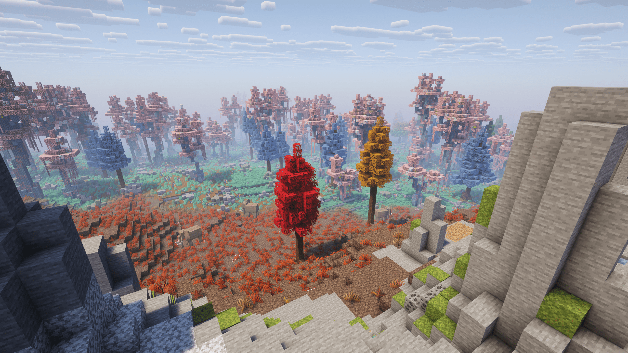 Thumbnail An overview of the enhanced biome diversity in NAGZY's Evolved, introducing richer environments, subtle variations, and natural additions that keep the vanilla feel while making each region more immersive.