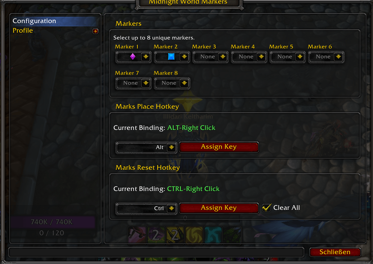 Configuration Menu