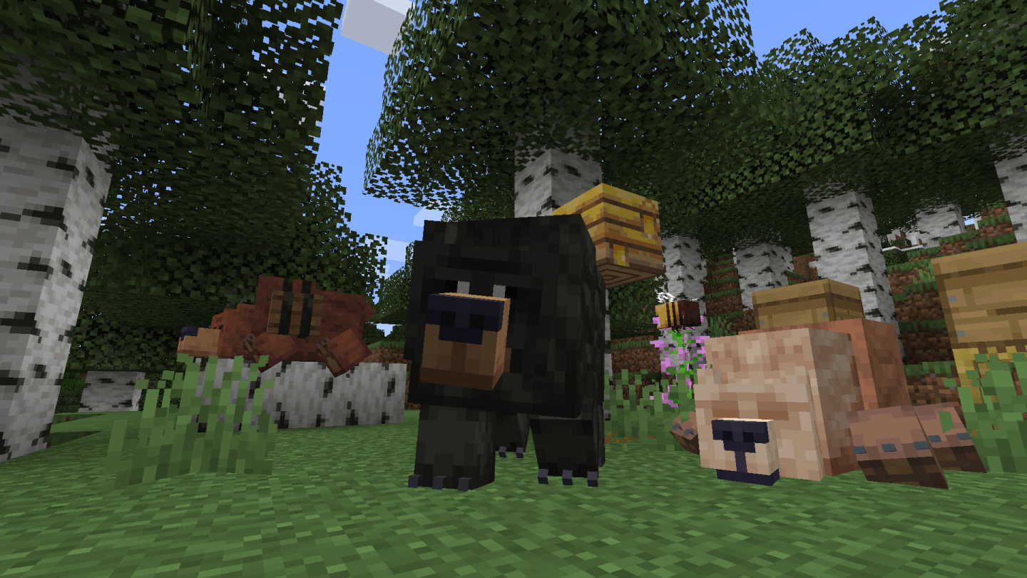 Thumbnail 🐻 Cute (although fierce) grizzly bears inhabit forests ~ Image taken from Primal mod gallery