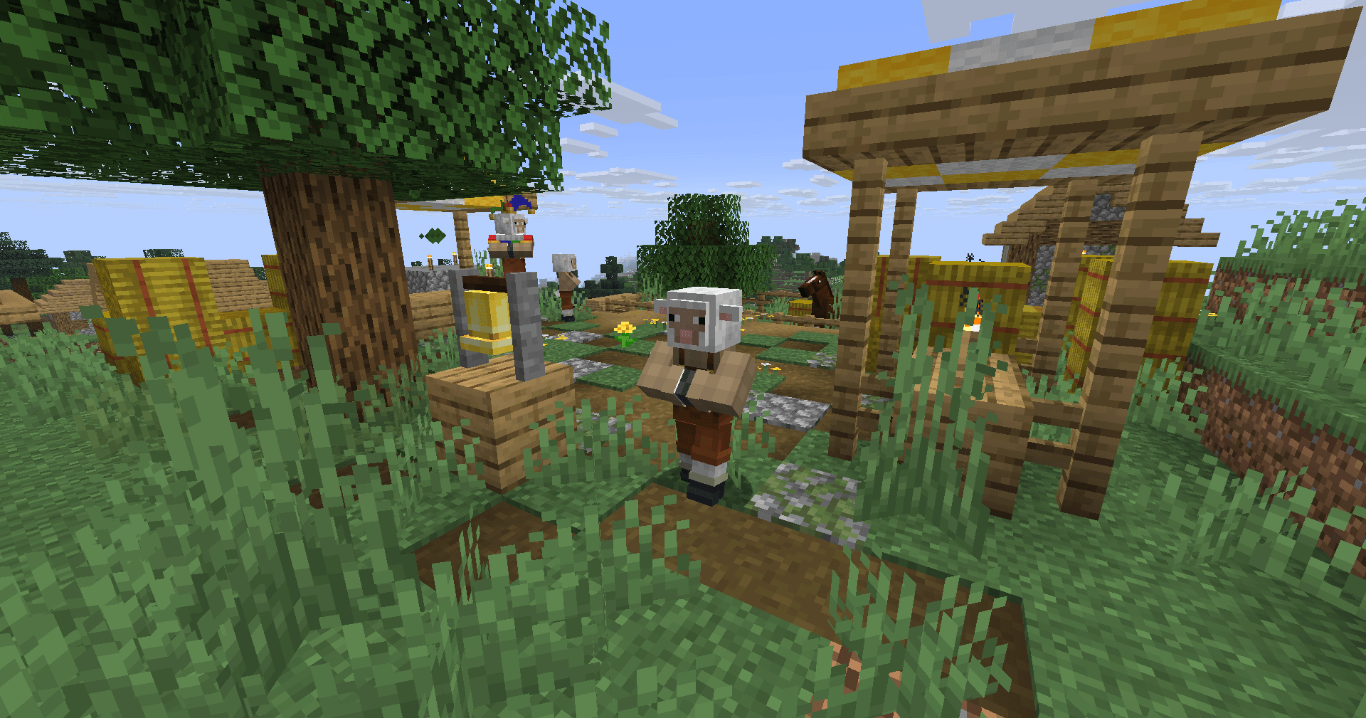 Thumbnail A sheeplin villager and nitwit