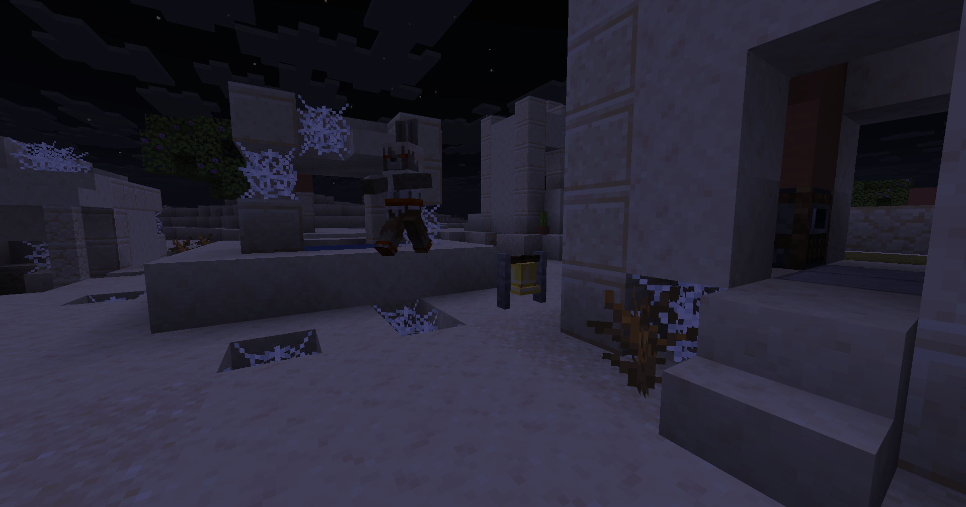 Thumbnail A zombie rabbitlin in an abandoned village