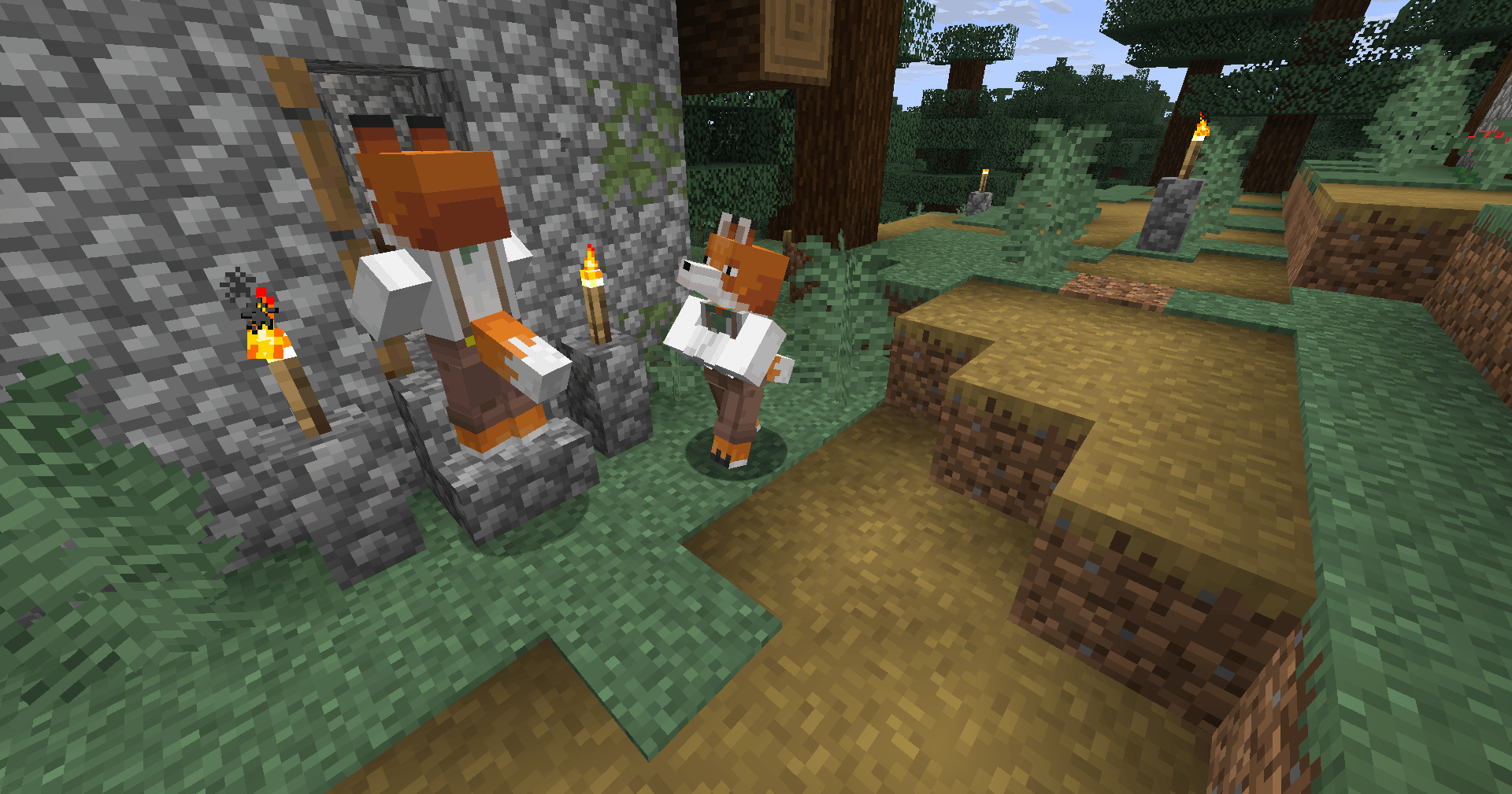 Thumbnail Two foxlin villagers
