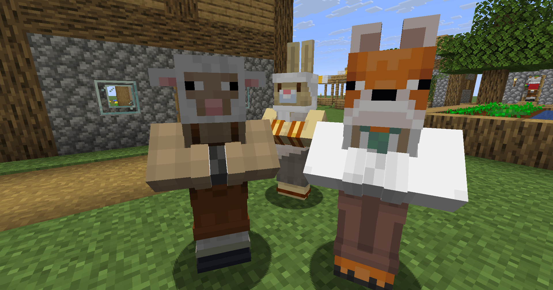 Thumbnail A sheeplin, rabbitlin, and foxlin