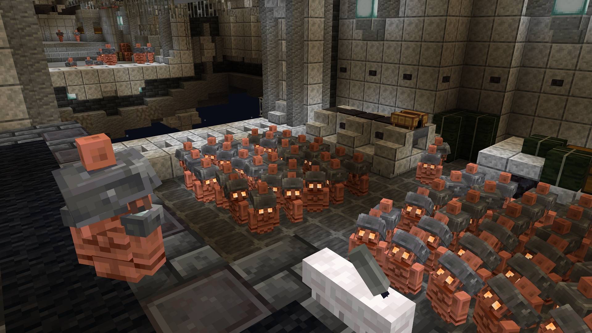 Cave and mountains commander and copper golems