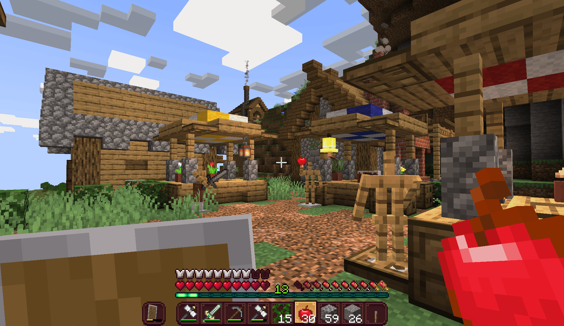 New villages, which look awesome (I ate the rest of the cake)