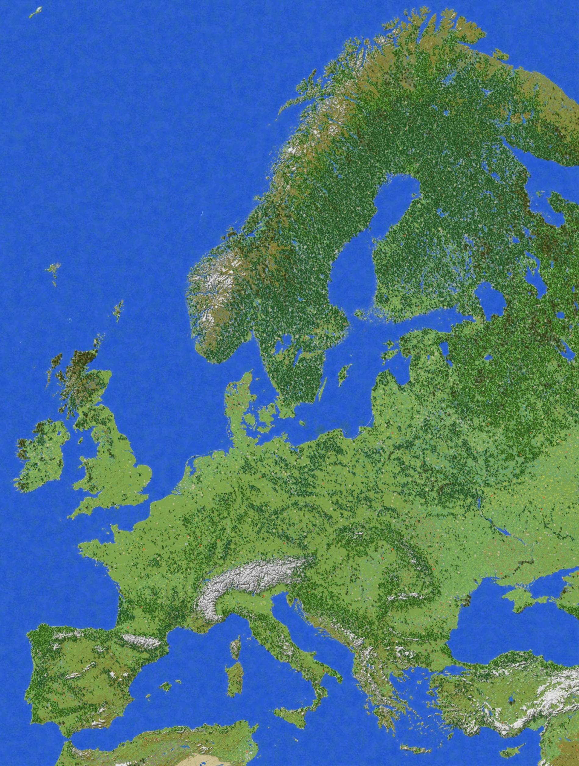 Europe - Survival World - Minecraft Worlds - CurseForge