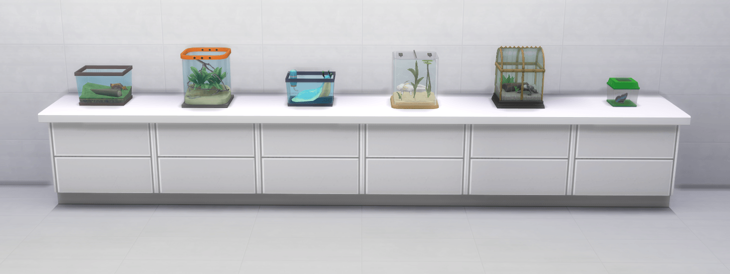 Thumbnail Examples of the frogs, aliens, insects, axolotls, and butterflies affected by the mod. All versions are affected but I didn't screenshot everything.