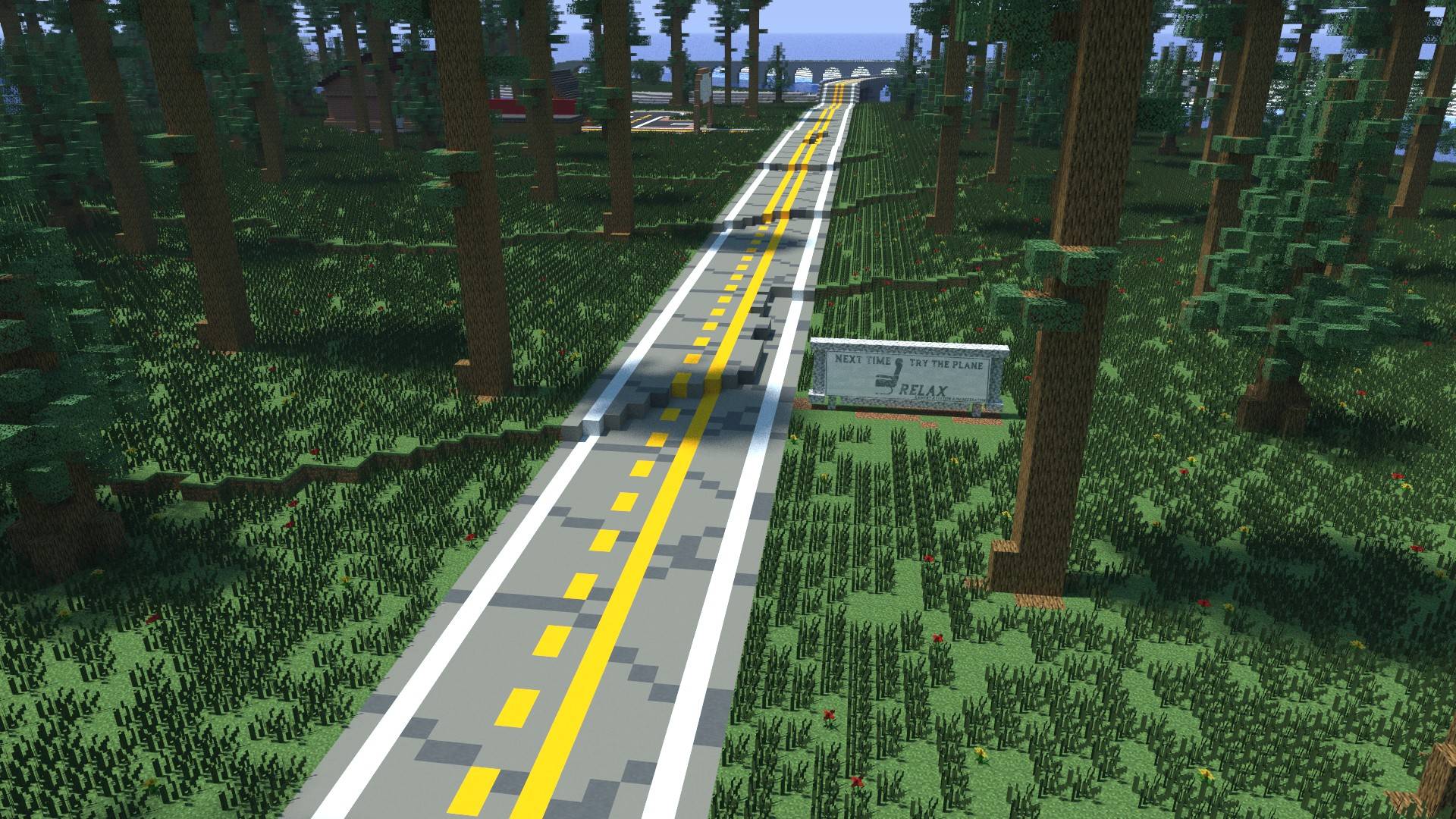 Thumbnail The Main Country Road that goes throughout the Map