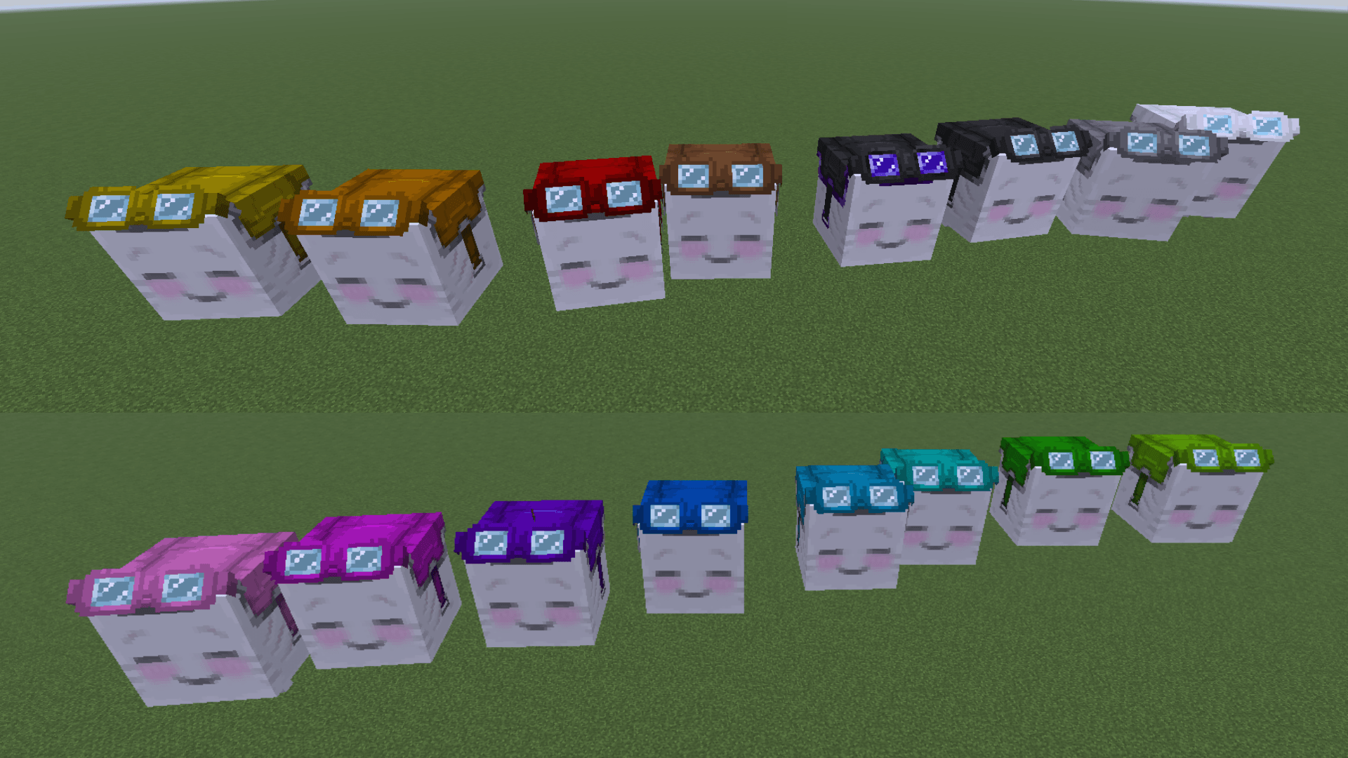 Thumbnail Edit the Ghast Harness to remove the weird curtain and instead color the harness itself.