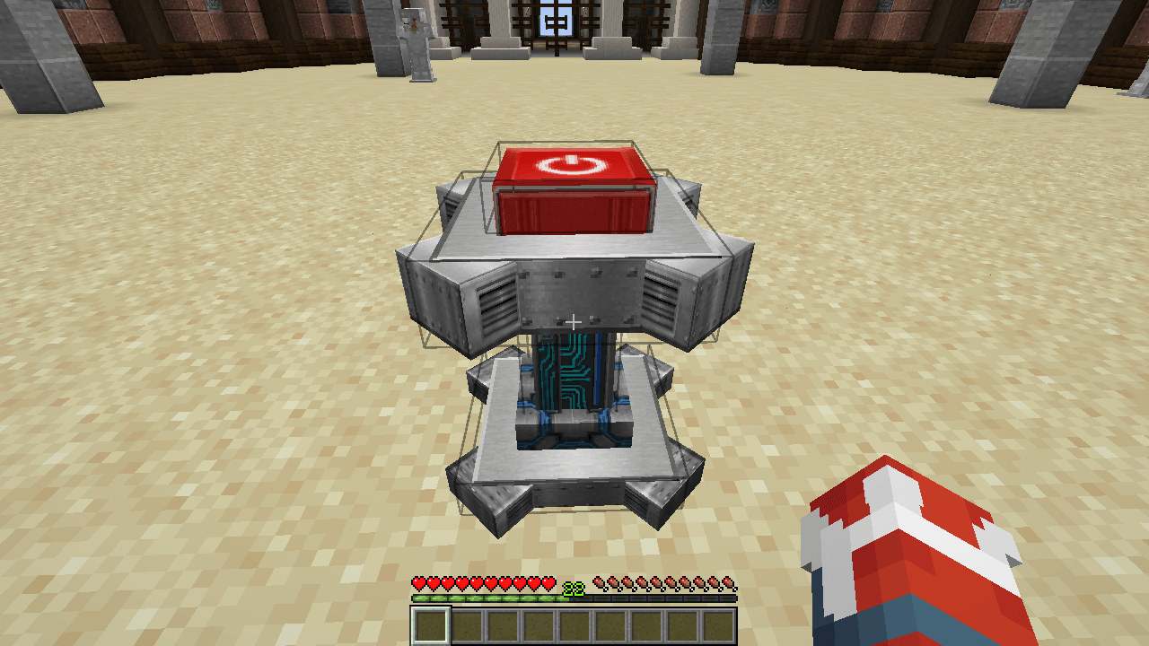 this is a physical block that you can use to link with an arena and panic button into the game started