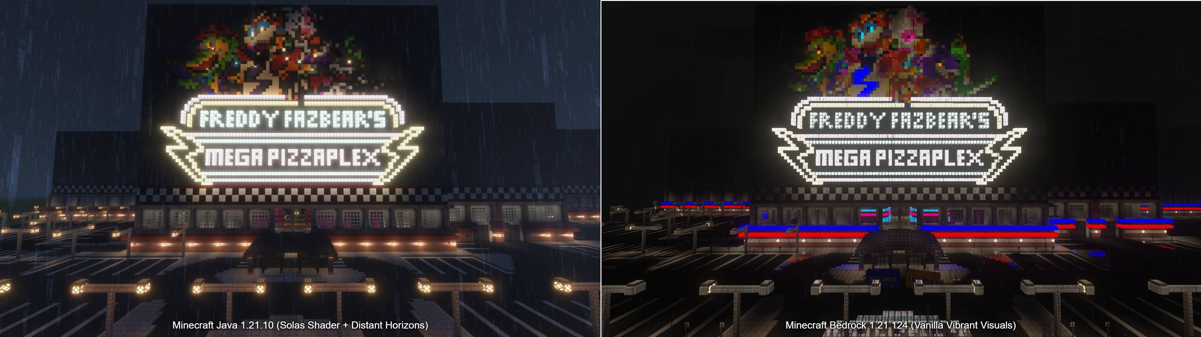 05 Minecraft Java 1.21.10 (Solas Shader + Distant Horizons)__Minecraft Bedrock 1.21.124 (Vanilla Vibrant Visuals).jpg