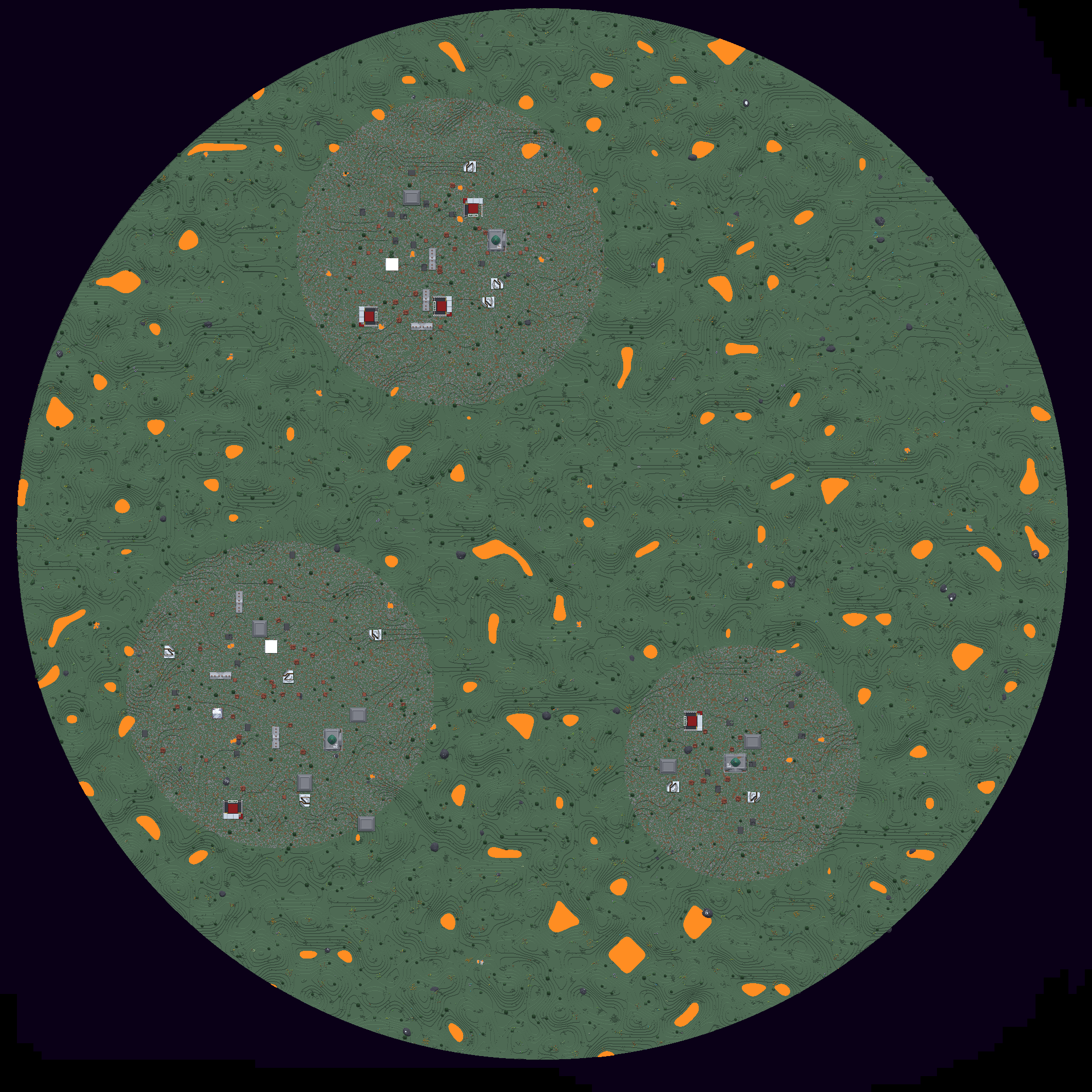 Building locations are randomized within their areas