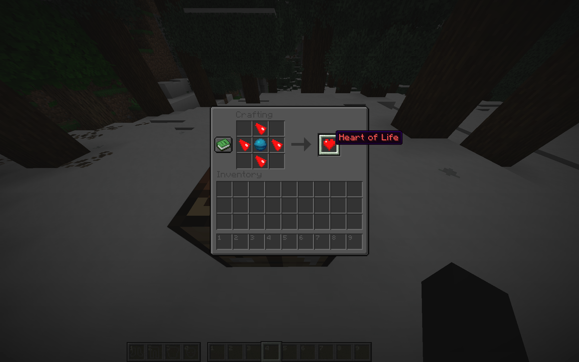 The Heart of Life and It's Crafting Recipe.