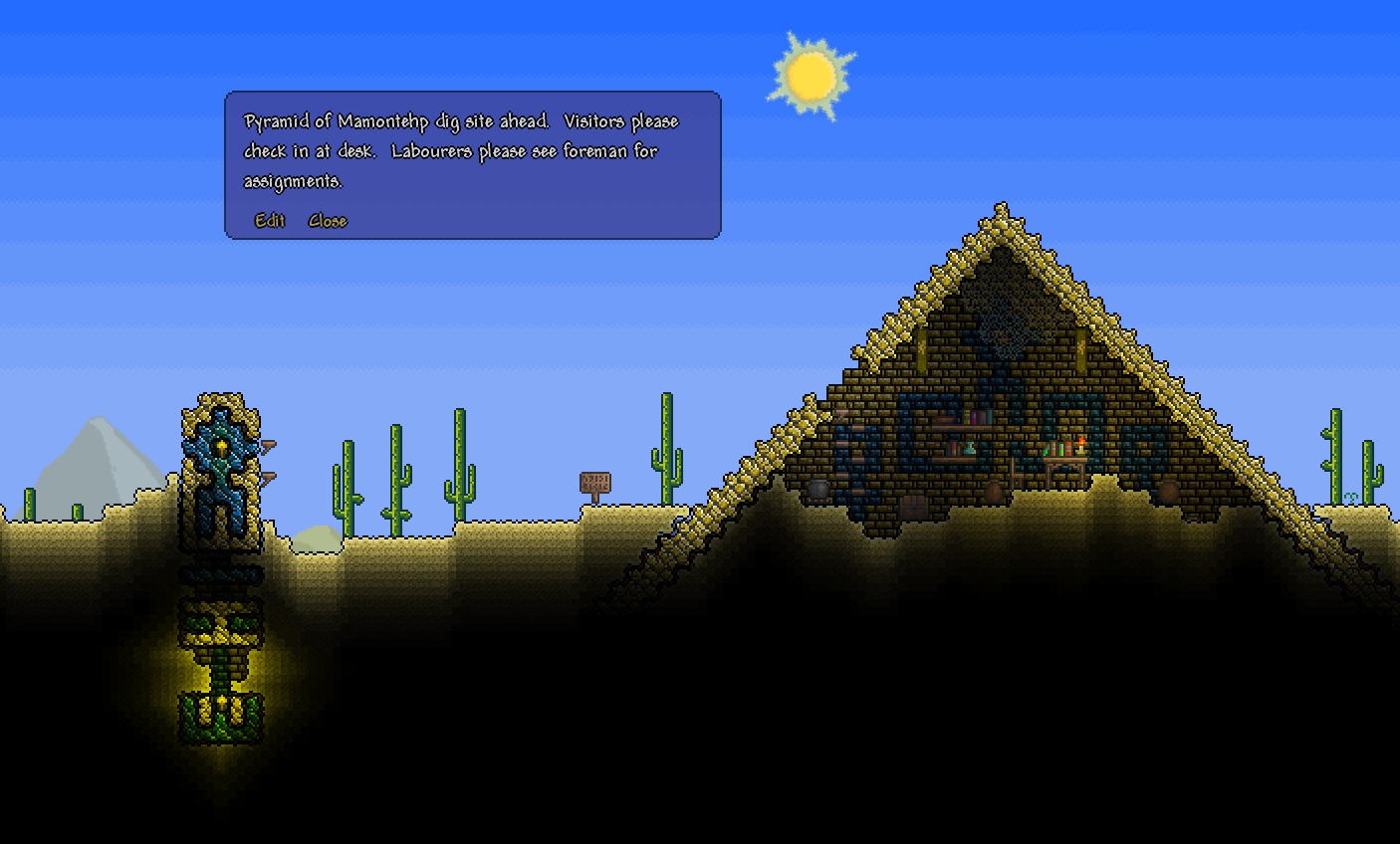 Project terraria. Дом пирамида террария. Дом в пустыне террария. Подземная пирамида в террарии.