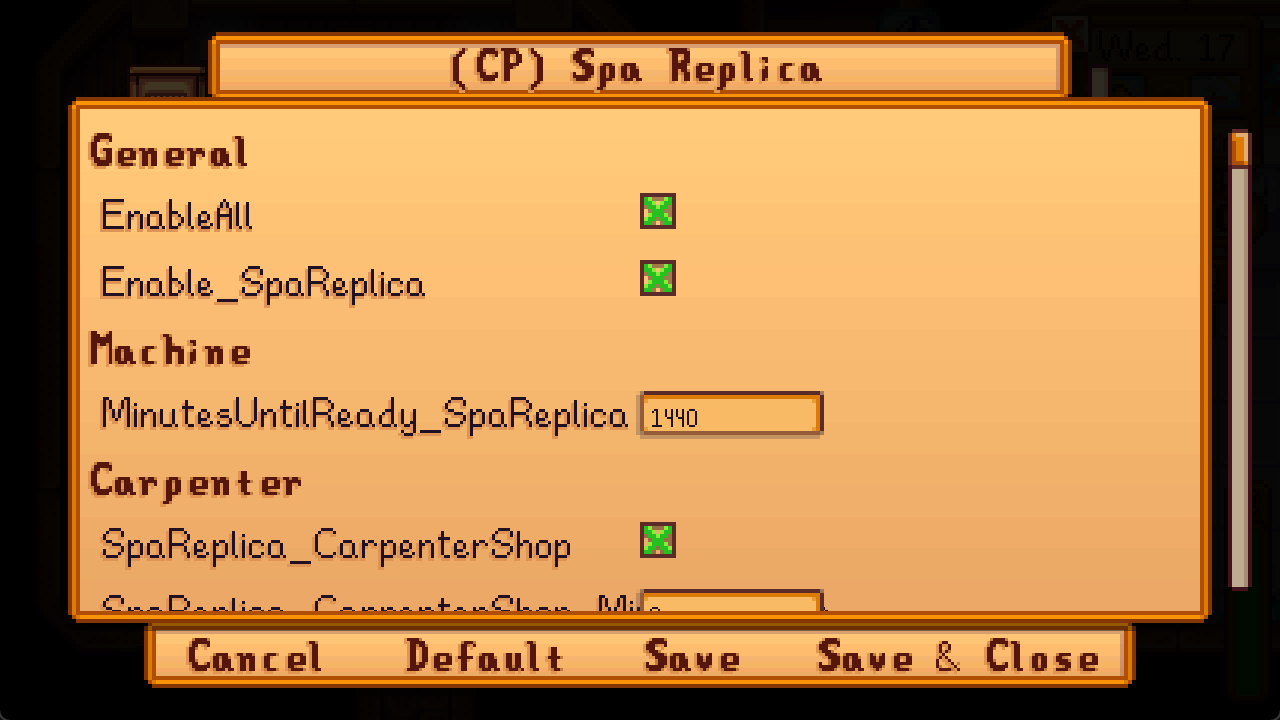 [CP] Spa Replica