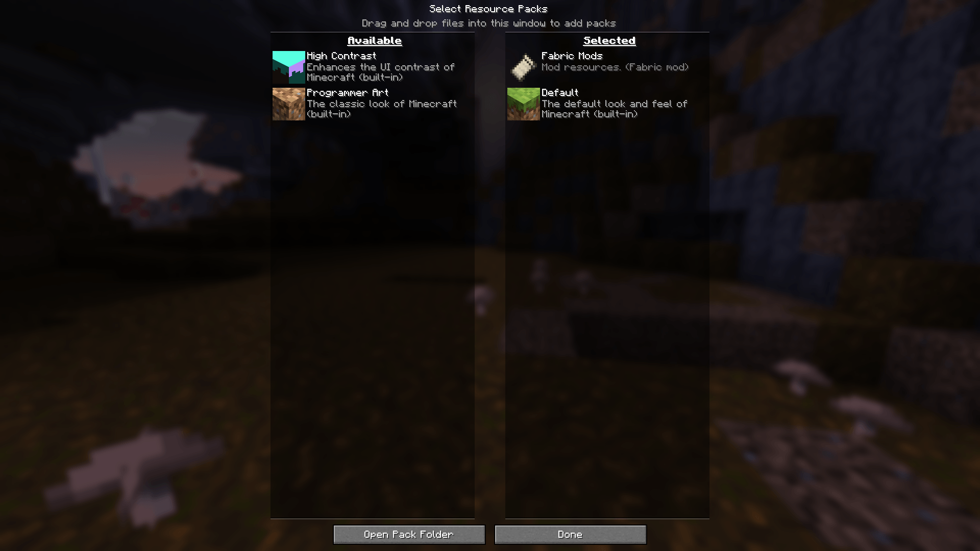 Without a resource pack applied! (i guess)