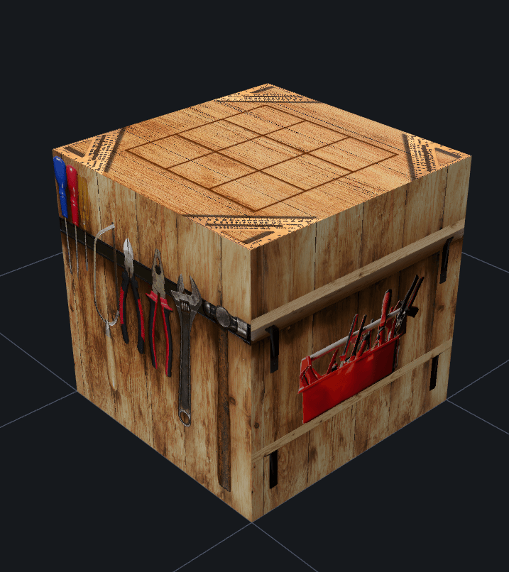 Thumbnail Crafting Table Texture Preview in Blockbench