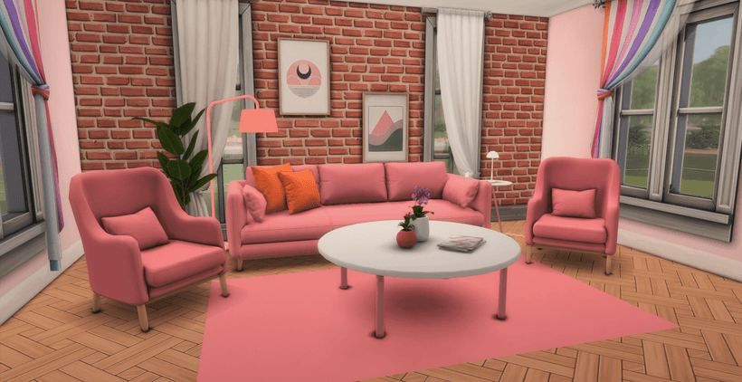 SNOOTYSIMS - Color Pop Lounge Set.png