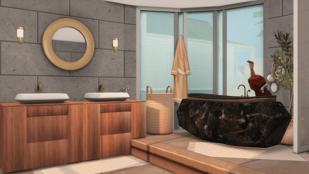 SNOOTYSIMS - Stone and Timber Bath Set.png