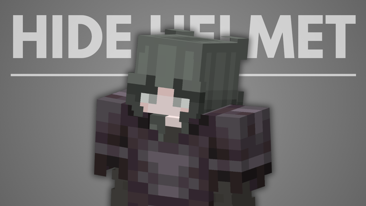 Hide Helmet Armor - Gallery - Minecraft Bedrock Texture Packs - CurseForge