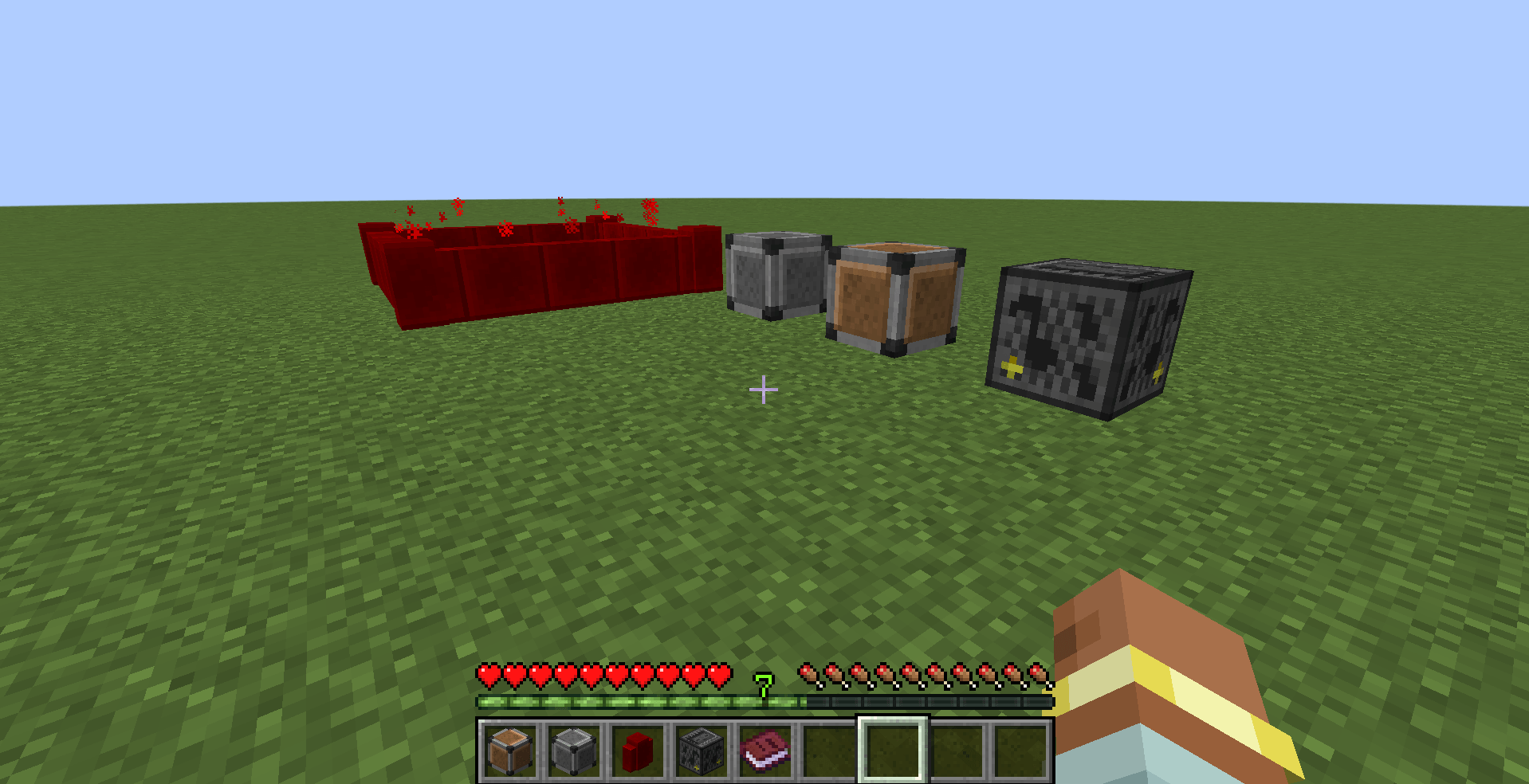 A view of the blocks