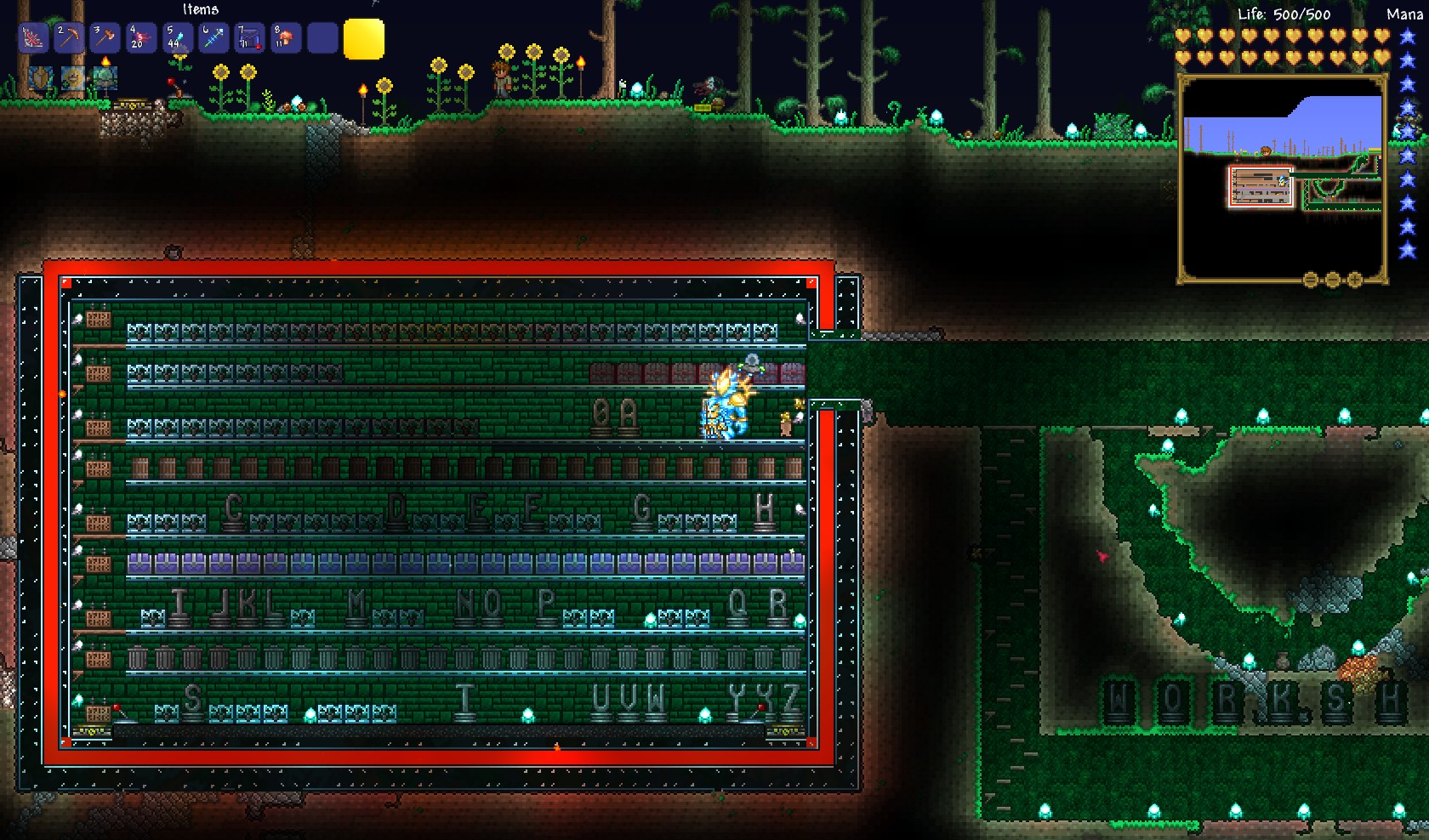 Storage Cellar - Screenshots - Terraria Maps - CurseForge