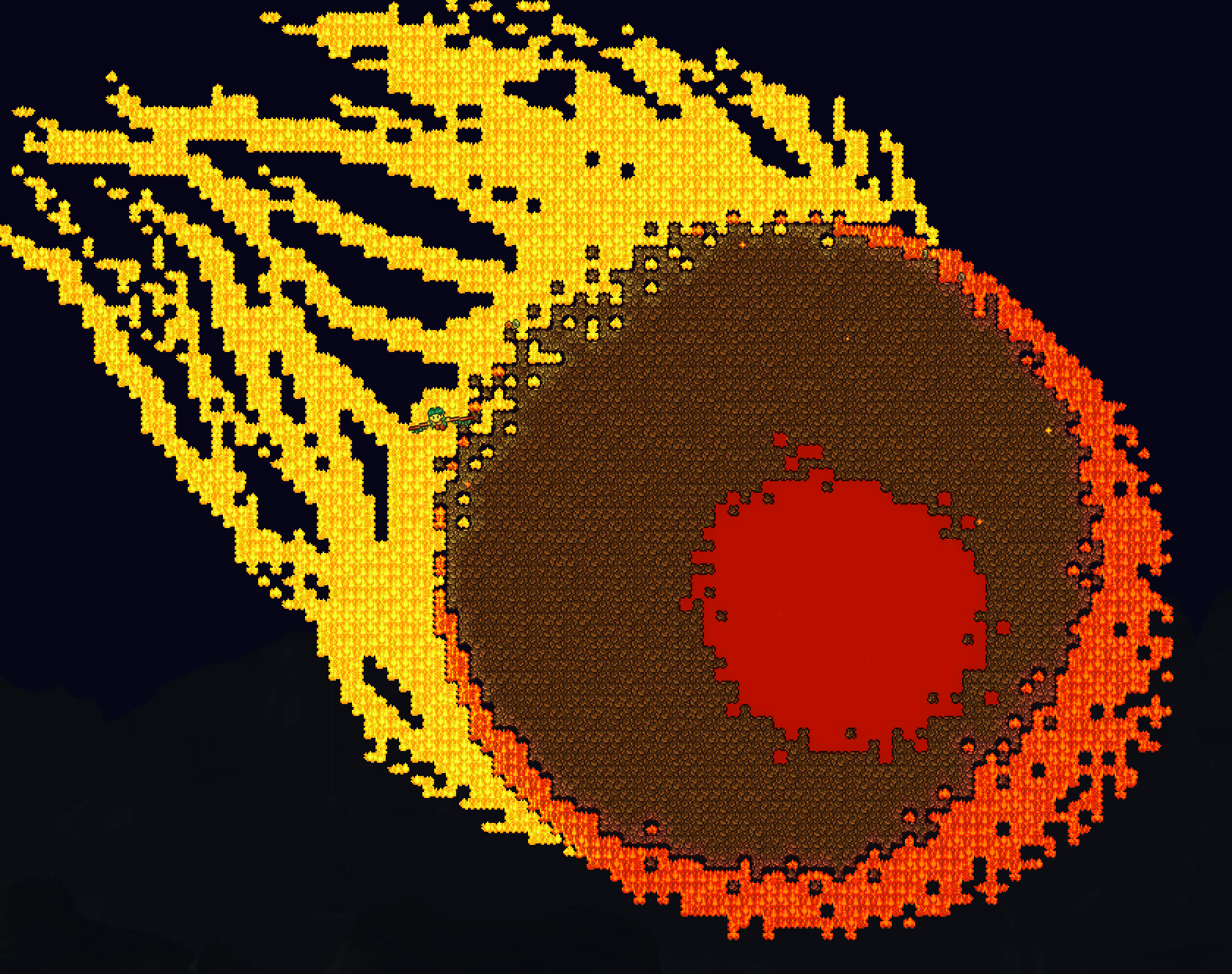 Falling Meteor
