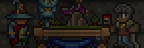 The table