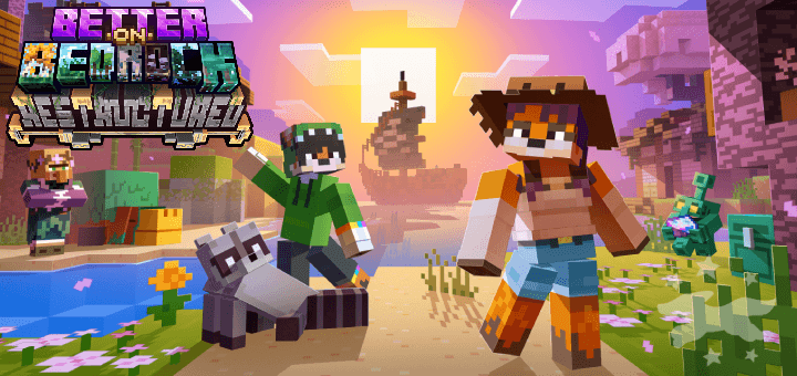 تحميل مود تحسين اللعب الشامل لماين كرافت بيدروك لماين كرافت