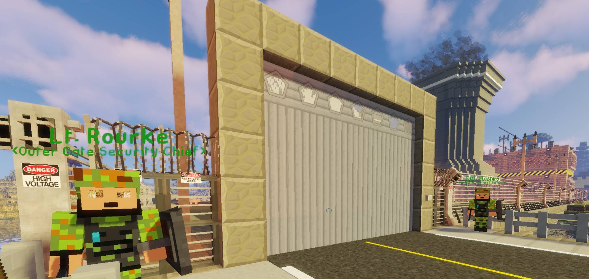 Thumbnail The Nuclear Facility Main Gate; No one goes here without authorization.