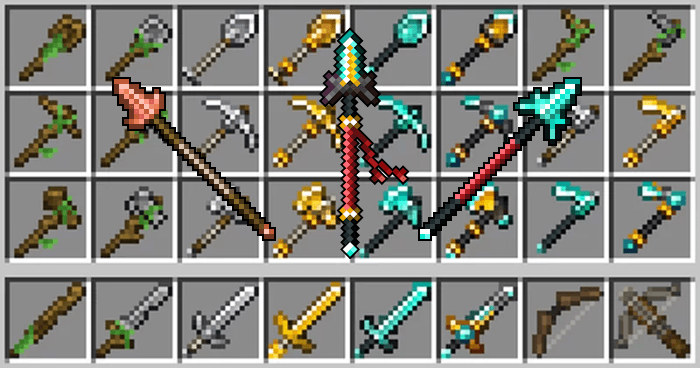 With "trimmed" netherite!