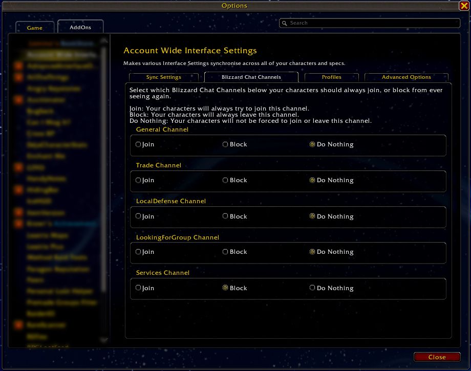 Capture d’écran n°2 de Account Wide Interface Settings Capture d’écran n°2 de Account Wide Interface Settings