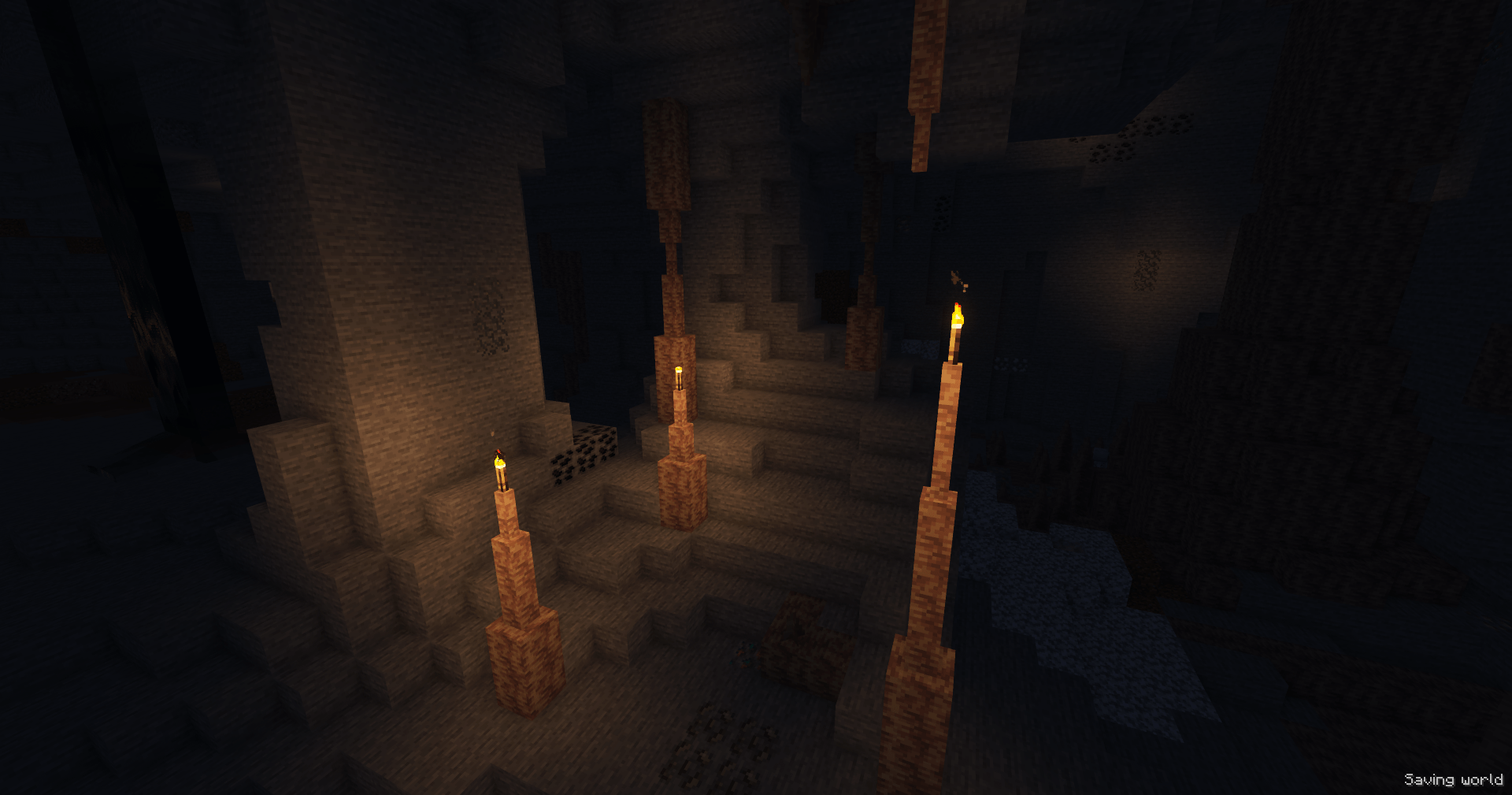 Pictured: Dripstone Fence, Wall, Tin Ore, Lead Ore, Silver Ore