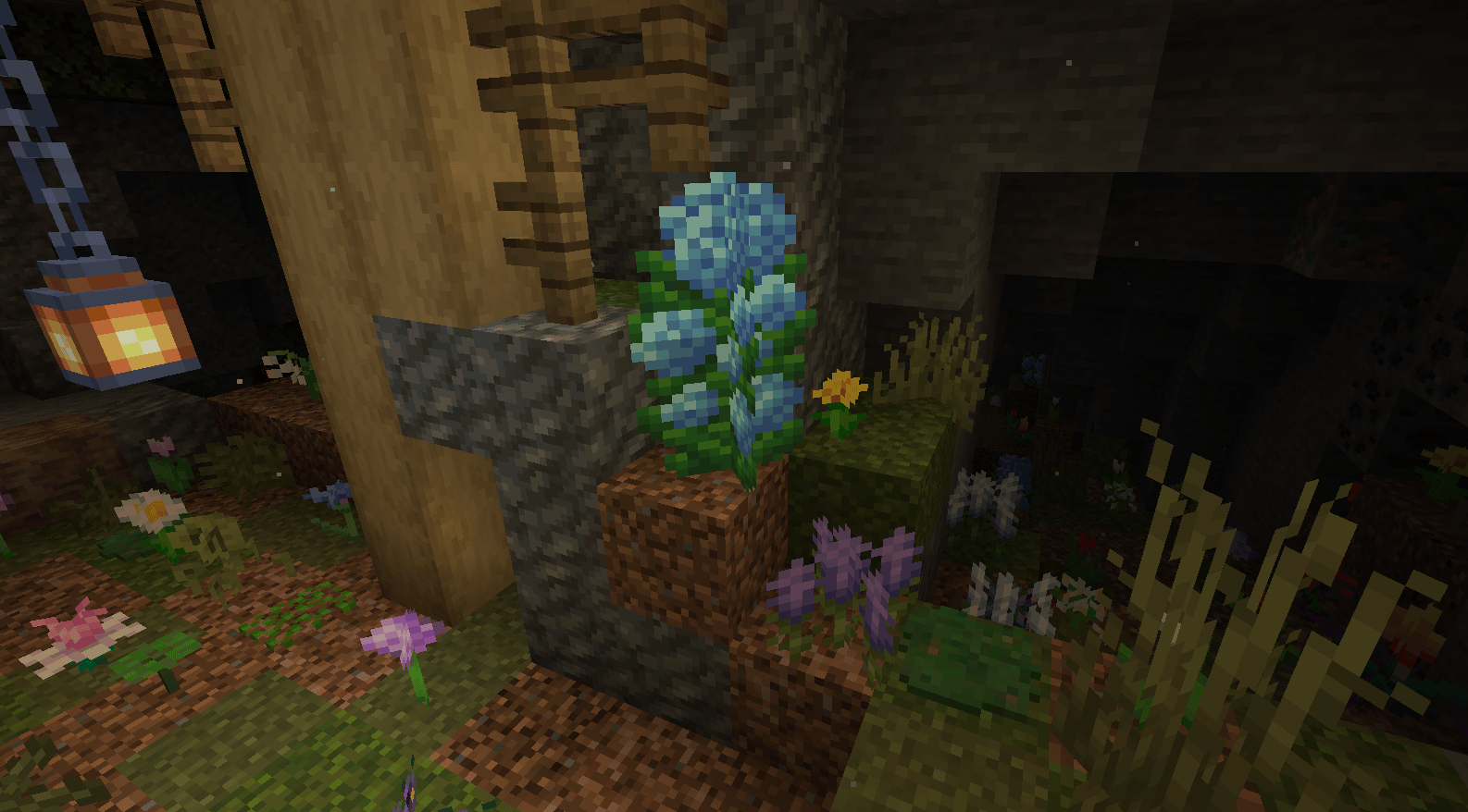 Thumbnail Expect a lush underground filled with ore, springs and foliage reminiscent of classic Twilight Forest generation