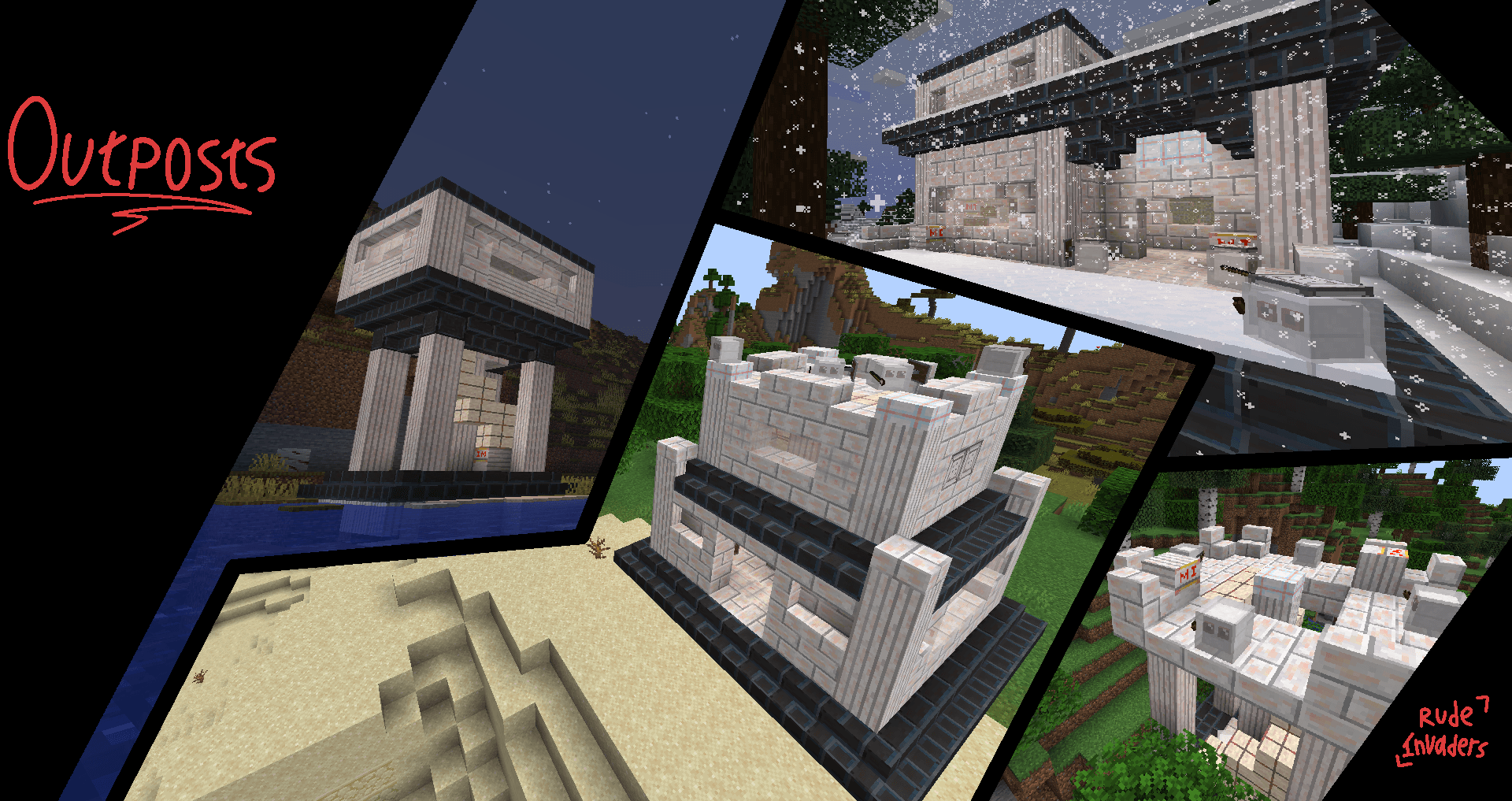 Hostile Outposts now naturally spawn in your world! Raid them and claim the loot they guard!