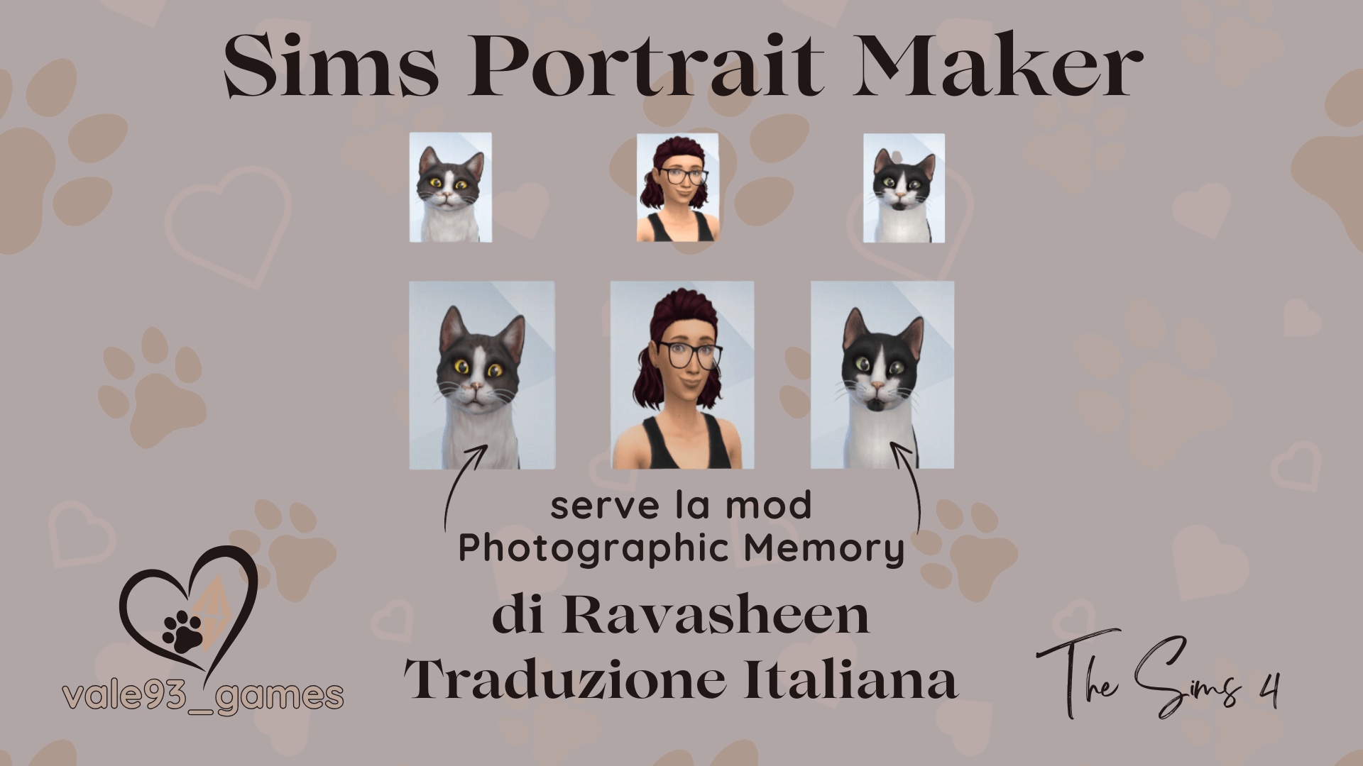 Sims Portrait Maker by Ravasheen Italian Translation - The Sims 4 ...