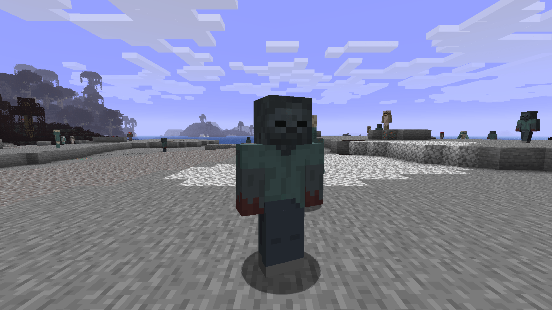 This is a standard zombie that appears during the day.