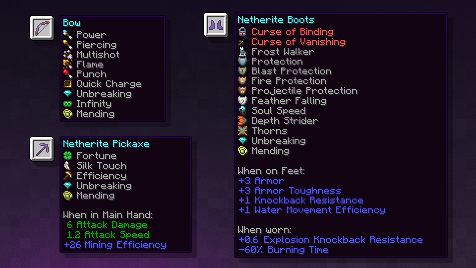 Enchantment Icons