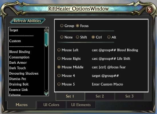 Rift Healer Tab 1