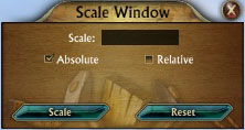 DT Scale Window