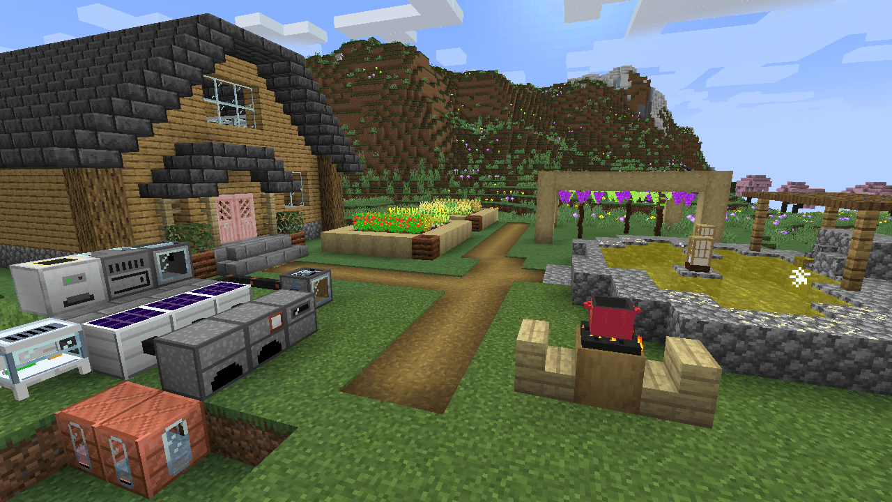 Thumbnail Machines, new Crops, Grape Pargola and Hot spring