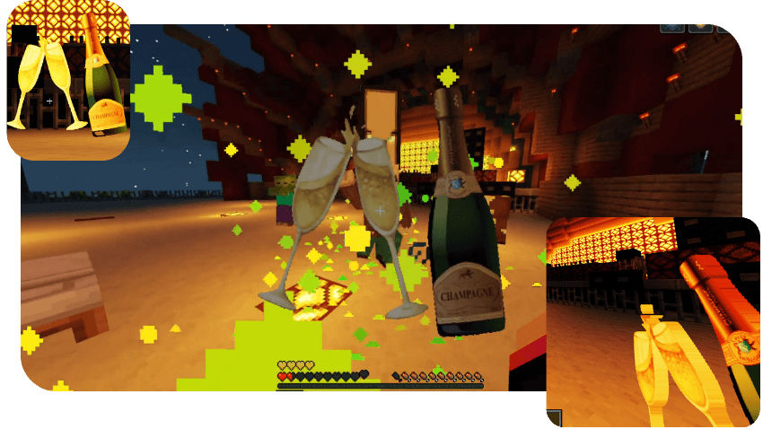 New Year Champagne Totem - Celebration Spirit — screenshot 2