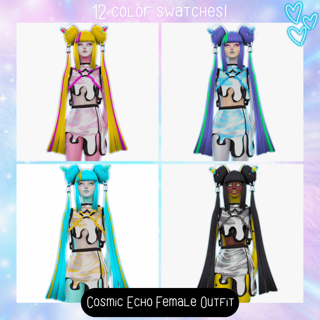 [JBTN] Cosmic Echo Female Outfit - The Sims 4 Create a Sim - CurseForge