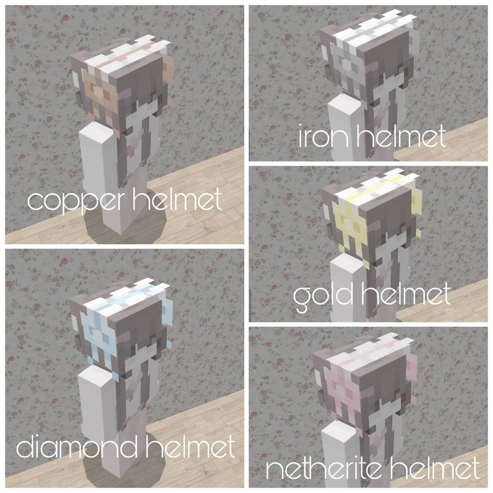 Ribbon Headdress Helmet (Other Armor Invisible) ꪆৎ - Minecraft Bedrock ...