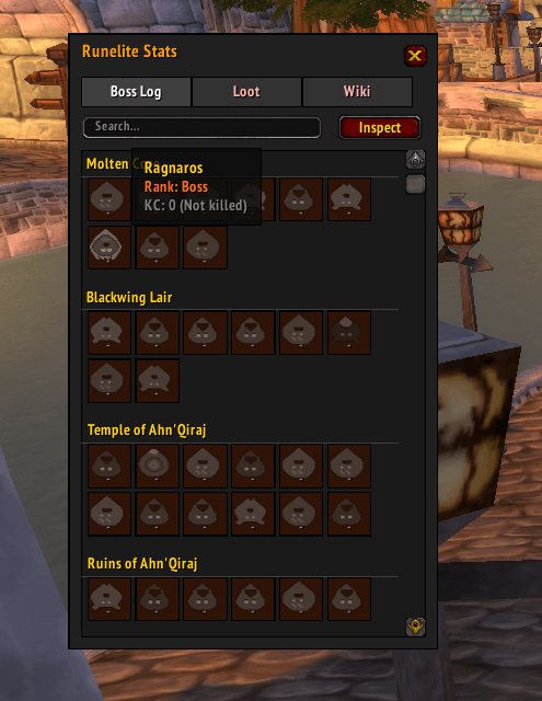 Shows Kill Counts for Each Boss